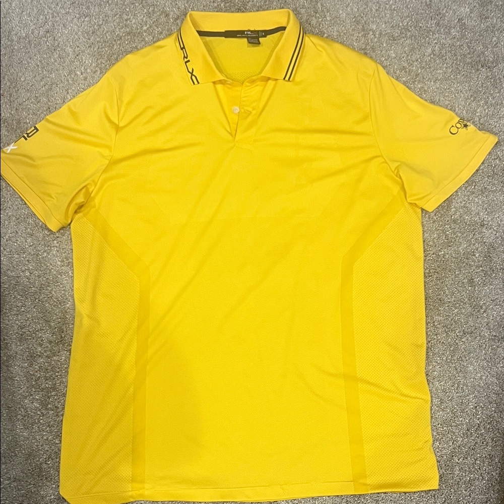 Ralph Lauren RLX Bright Yellow Shirt